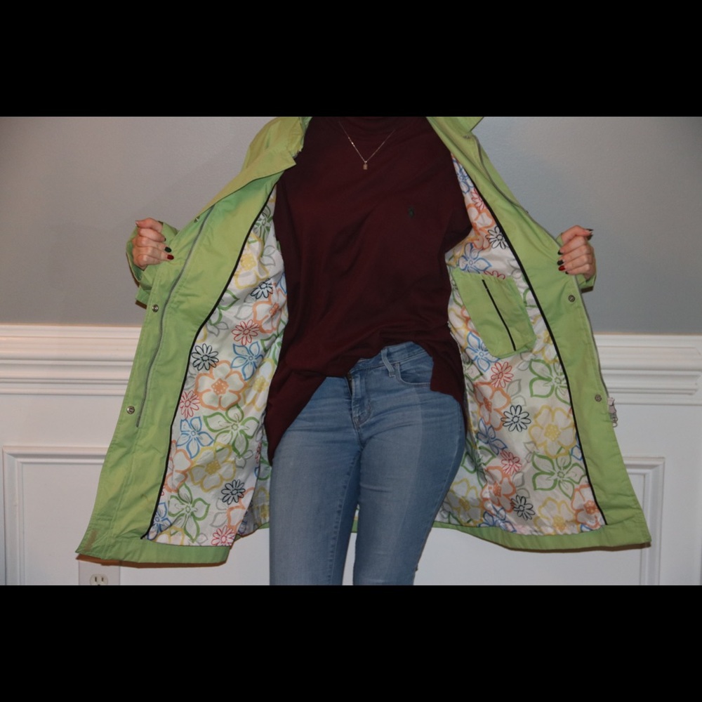GREEN RAINCOAT